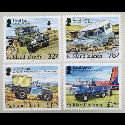 Falkland Inseln 2019 Nr. 1406-09 Land Rover britischer Automobilhersteller 