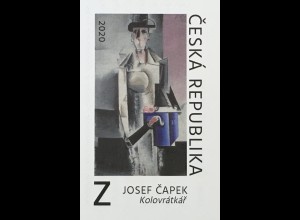 Tschechische Republik 2020 Nr.1056 75. Todestag von Josef Čapek Kunst Gemälde