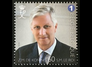 Belgien 2020 Nr. 4964 60. Geburtstag von König Philippe belgisches Königshaus