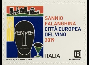 Italien Italy 2019 Nr. 4143 Sannio Falanghina – Europäische Stadt des Weins 