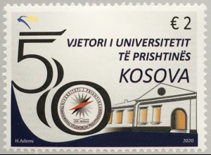 Kosovo 2020 Nr.496 50 Jahre Universität Prishtina Bildungseinrichtung Forschung
