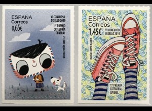 Spanien España 2020 Nr. 5418 Vi Concurso Disello Kinderturnschuh 