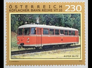 Österreich 2020 Nr. 3533 Eisenbahn Roter Blitz Köflacher Bahn Reihe VT 10
