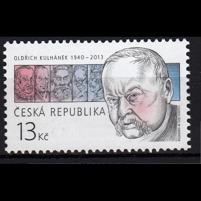 Tschechische Republik 2015, Michel Nr. 829, Graphiker, Briefmarkengestaltung