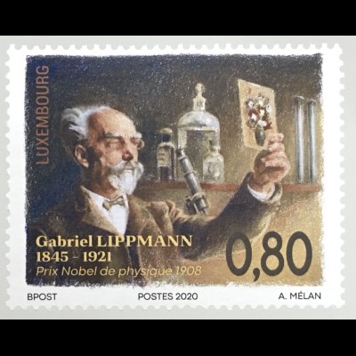 Luxemburg 2020 Nr. 2228 175. Geburtstag von Gabriel Lippmann Nobelpreisträger