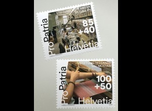 Schweiz 2020 Nr. 2649-50 Pro Patria Gelebtes Kulturerbe Sitterwerk Sankt Gallen 