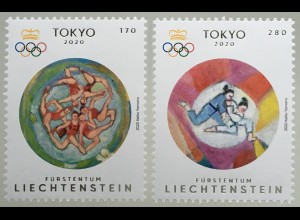 Liechtenstein 2020 Nr. 1986-87 Olympische Sommerspiele in Tokyo Sammlerwert!