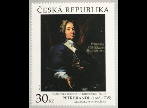 Tschechische Republik 2020 Nr. 1073 Erzbistum Prag Petr Brandl böhm. Barockmaler