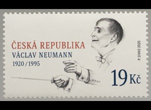 Tschechische Republik 2020 Nr. 1072 Vaclav Neumann Musik Dirigent Viola Spieler