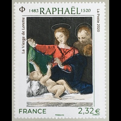 Frankreich France 2020 Nr. 7582 Raphael La Vierge de Lorette Madonna von Loreto