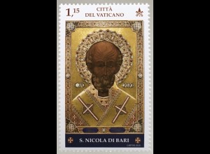 Vatikan Cittá del Vaticano 2020 Nr. 1989 Geburtstag des Hl. Nikolaus von Myra