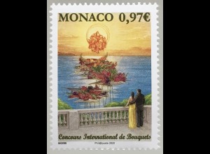 Monako Monaco 2020 Nr. 3488 Internationale Blumenschau Flora Floristik