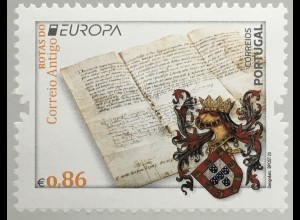 Portugal 2020 Nr. 4615 Europaausgabe Historische Postwege Postrouten