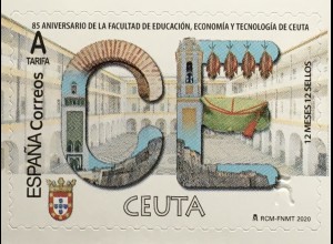 Spanien España 2020 Nr. 5420 12 Monate 12 Marken Ceuta Tourismus Kennzeichen