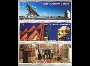 Spanien España 2020 Nr. 5431-33 Museen in Teneriffa Tourismus Kunst und Kultur
