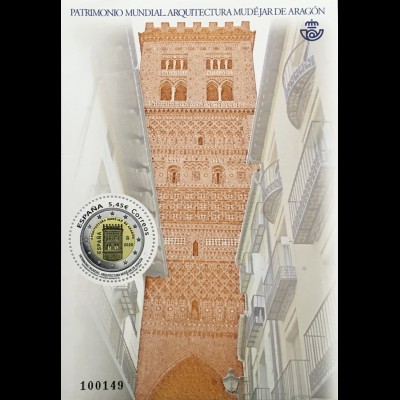 Spanien España 2020 Block 336 Architektur Aragon UNESCO-Weltkulturerbe Baustil