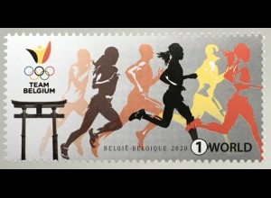 Belgien 2020 Nr. 4979 Schneller, höher, stärker! Laufsport Marathon Läufer