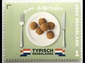 Niederlande 2020 Nr. 3926 Typisch Niederlande Fleischkroketten „Bitterballen“