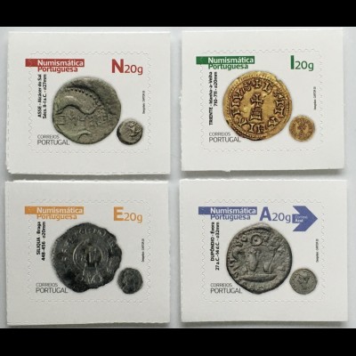 Portugal 2020 Nr. 4609-12 Antike wertvolle und alte Münzen Numismatik Historie