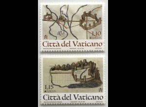 Vatikan Cittá del Vaticano 2020 Nr. 1995-96 Historische Postwege Europaausgabe