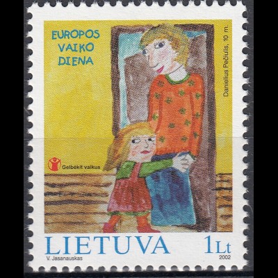 Litauen 2002 Michel Nr. 806 Europäischer Kindertag
