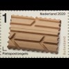 Niederlande 2020 Block 187 Fahrradmarken mit Droste-Effekt Bildausschnitt Rad