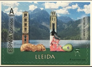 SpanienEspaña 2020 Nr.5468 Freimarkenserie Tourismus Provinzen: Lleida Pyrenäen 