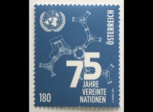 Österreich 2020 Nr. 3562 75 Jahre Vereinte Nationen UNO 