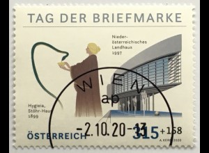 Österreich 2020 Nr. 3558 Tag der Briefmarke Niederösterreich Landhaus 