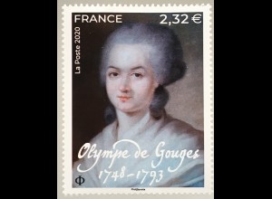 Frankreich France 2020 Nr. 7629 Olympe de Gouges Gemälde Alexander Kucharski