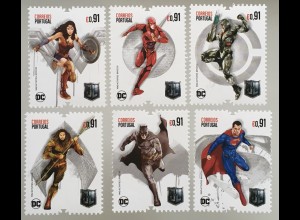 Portugal 2020 Nr. 4650-55 Actionfilm „Justice League“ Comic Superhelden 