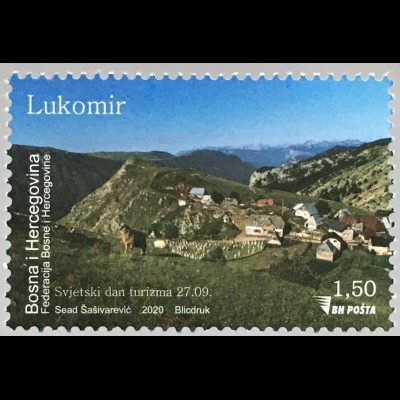 Bosnien Herzegowina 2020 Nr. 795 Tourismus Lukomir Bergdorf südlich Sarajevo
