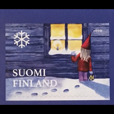 Finnland Finland 2020 Nr 2726 Weihnachtsmarke Elfendorf im Winter Wichtel Schnee
