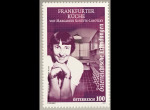 Österreich 2021 Neuheit Schütte Margarete Architektin Frankfurter Küche 