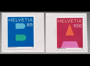 Schweiz 2021 Nr. 2694-95 20. Jahrestag der Einführung von A- und B-Post