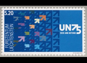 Liechtenstein 2021 Nr. 2003 75. Jahrestag Versammlung der Vereinten Nation