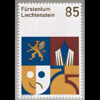 Liechtenstein 2021 Nr. 2002 75 Jahre Operette Balzers Musik Gesang Kultur
