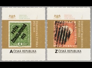 Tschechische Republik 2020 Nr. 1089 Schätze der Philatelie Personalisierte Marke