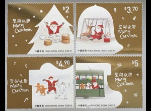 Hongkong 2020 Nr. 240104 Weihnachten Merry Christmas in Hongkong Santa Claus 