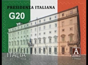 Italien Italy 2020 Nr. 4267 Übernahme der G20-Präsidentschaft durch Italien