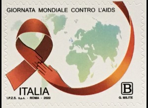 Italien Italy 2020 Nr. 4268 Gemeinsinn (XLV): Welt-AIDS-Tag Humanität Gesundheit
