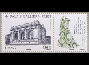Frankreich France 2020 Nr. 7807 Kongress der Briefmarkensammlervereine in Paris