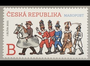 Tschechische Republik 2020 Nr. 1104 Fasching Karneval Tradition Soziales Leben