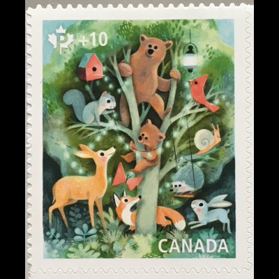 Kanada Canada 2020 Nr. 3826 Community Tiere Motiv für Kinder 