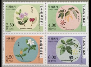 China Macau Macao 2020 Nr. 2317-21 Heilpflanzen Medicinal Plants Rose Hagebutte