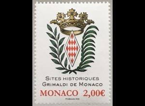 Monako Monaco 2020 Nr. 3497 Verband der ehemaligen Lehen der Familie Grimaldi