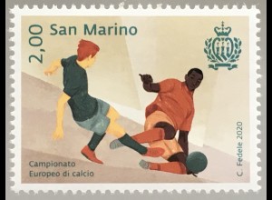 San Marino 2020 Nr.2820 Fußball Europameisterschaft Sport Wettkampf Ballsport