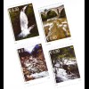 Kosovo 2015 Michel Nr. 307-10 Flüsse und Bäche Wasserfall bei Pec Weißer Drin 