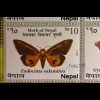 Nepal 2014 Block 7 Falter Schmetterlinge Fauna