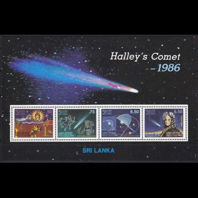Sri Lanka 1986, Michel Nr. Block 31, Halleyscher Komet